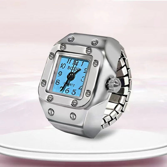Square|Silver & Light blue