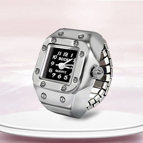 Square|Silver & black