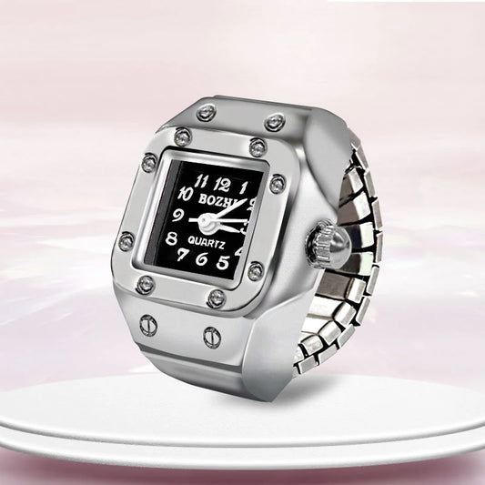 Square|Silver & black
