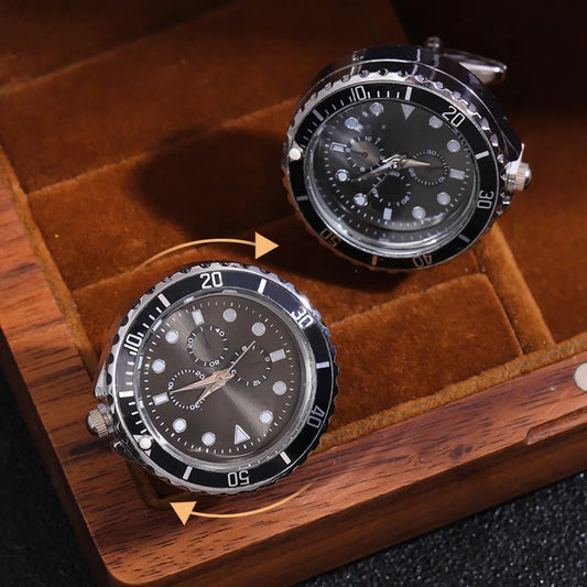 Cufflinks|Silver & Black Batman
